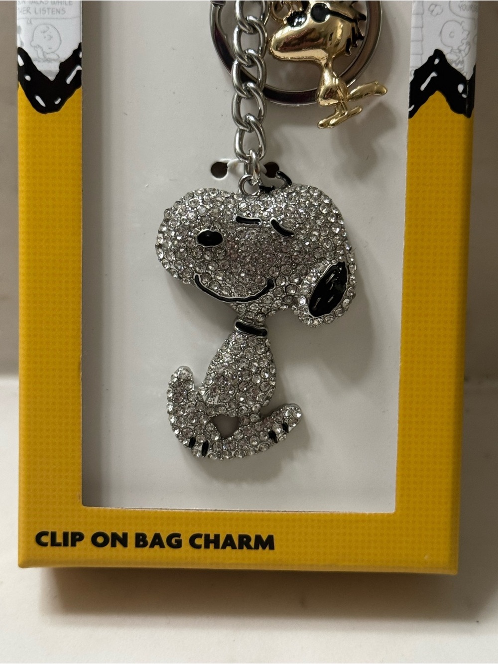 Peanuts Snoopy & Woodstock bag Charm - Picture 2 of 4